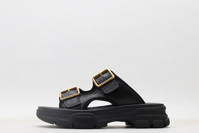 GUC LEATHER SLIDE