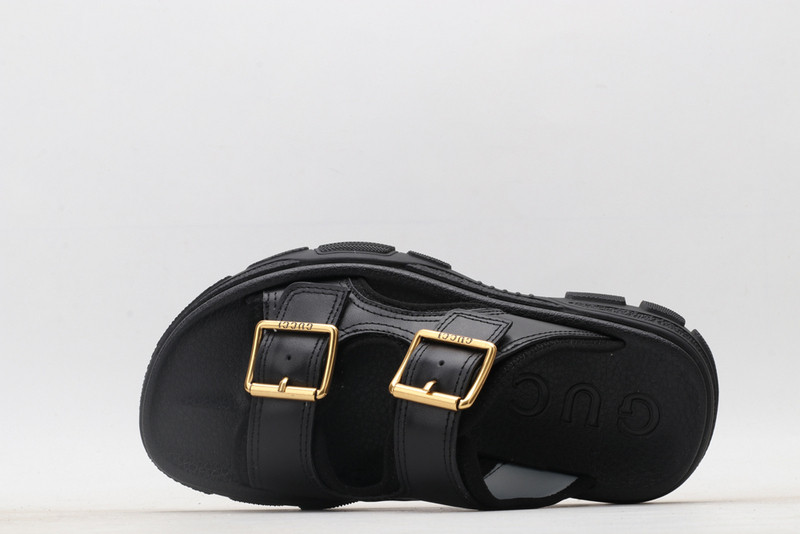 GUC LEATHER SLIDE
