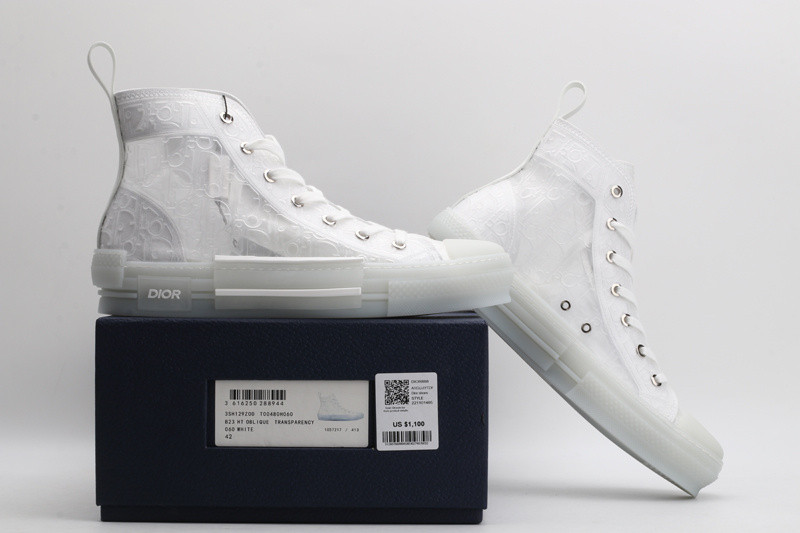 D B23 HIGH-TOP SNEAKERS