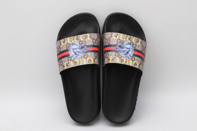 GUC LEATHER SLIDE