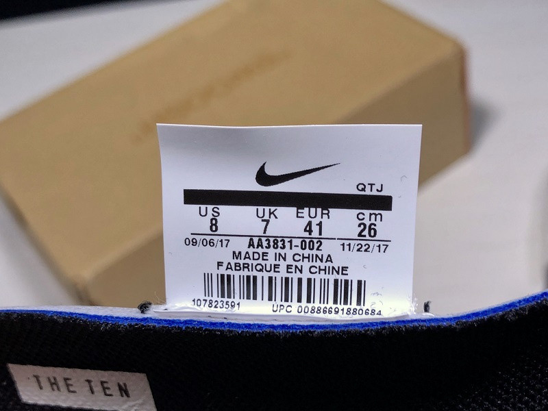 OW X NIKE AIR VAPORMAX BLACK AA3831-002