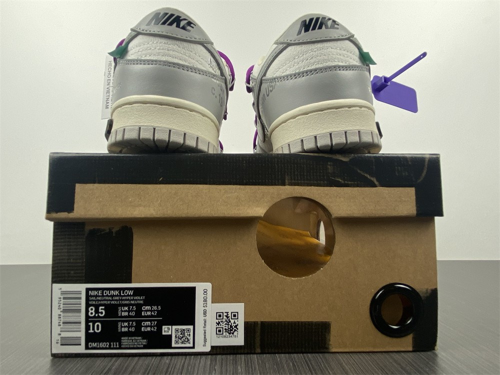 NIKE DUNK LOW OW LOT 28 OF 50 DM1602-111