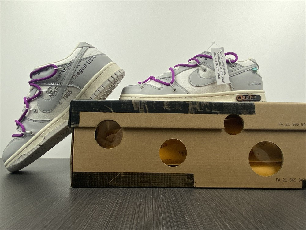 NIKE DUNK LOW OW LOT 28 OF 50 DM1602-111