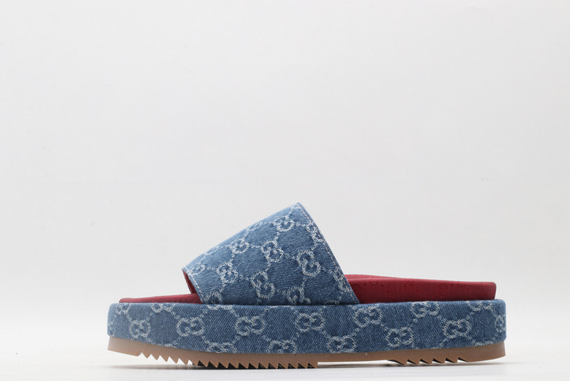 GUC LEATHER SLIDE