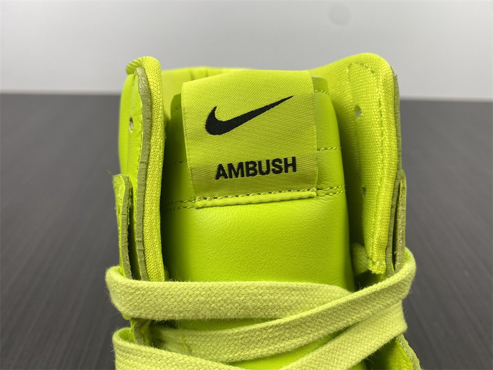 Nike Dunk High AMBUSH Flash Lime CU7544-300