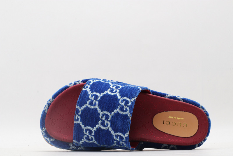 GUC LEATHER SLIDE