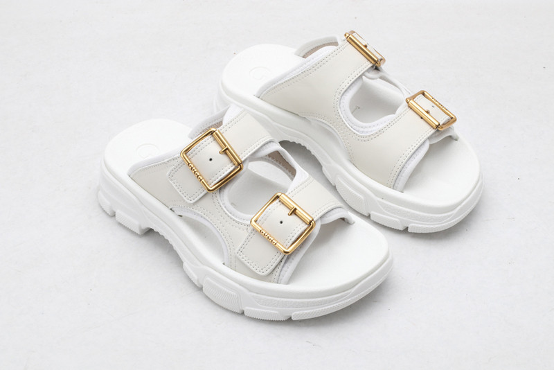 GUC LEATHER SLIDE