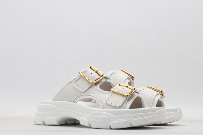 GUC LEATHER SLIDE