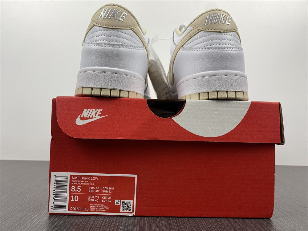 Nike Womens WMNS Dunk Low Pearl White DD1503-110