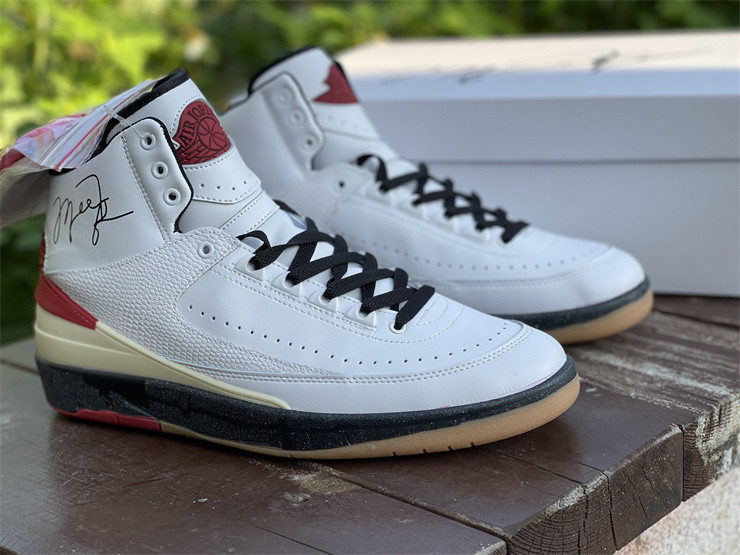 OW X AIR JORDAN 2 HIGH RED DJ4375-101