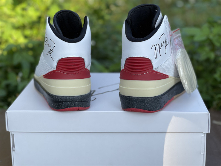 OW X AIR JORDAN 2 HIGH RED DJ4375-101