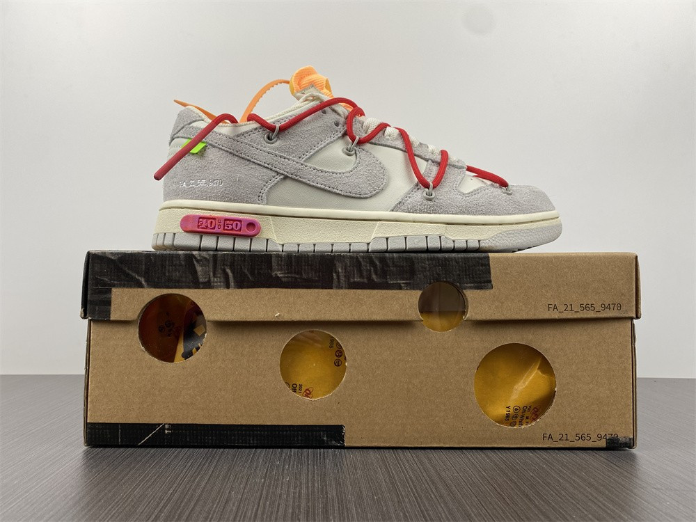 NIKE DUNK LOW OW LOT 40 OF 50 DJ0950-103