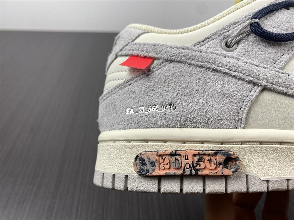 NIKE DUNK LOW OW LOT 20 OF 50 DJ0950-115