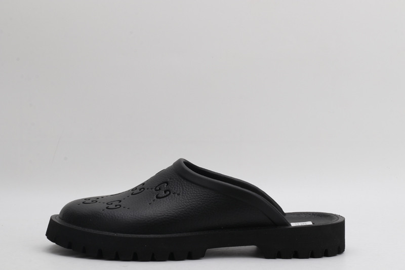 GUC LEATHER SLIDE