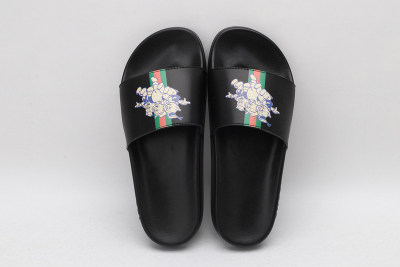 GUC LEATHER SLIDE
