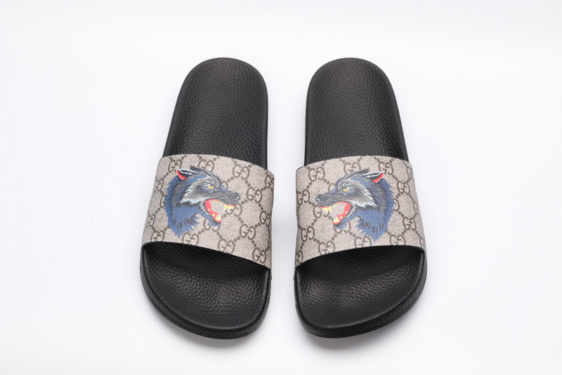 GUC LEATHER SLIDE