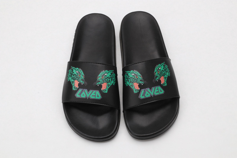 GUC LEATHER SLIDE