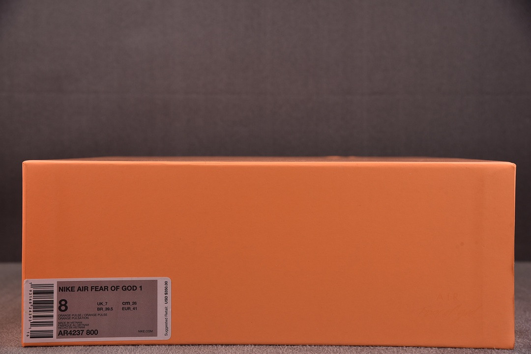 Air Fear of God 1 "Orange Pulse" AR4237-800