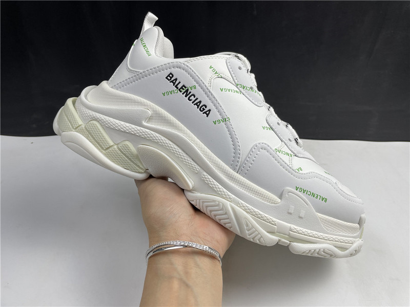 Ba*len*cia*ga sliver white sneaker 536737 wsfw6 1956