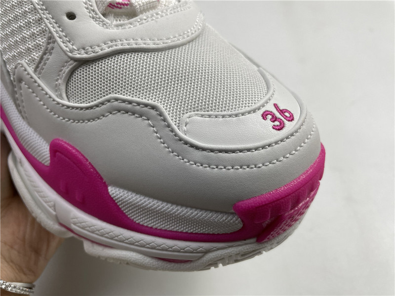 Ba*len*cia*ga sliver white sneaker 536737 w0901 8180
