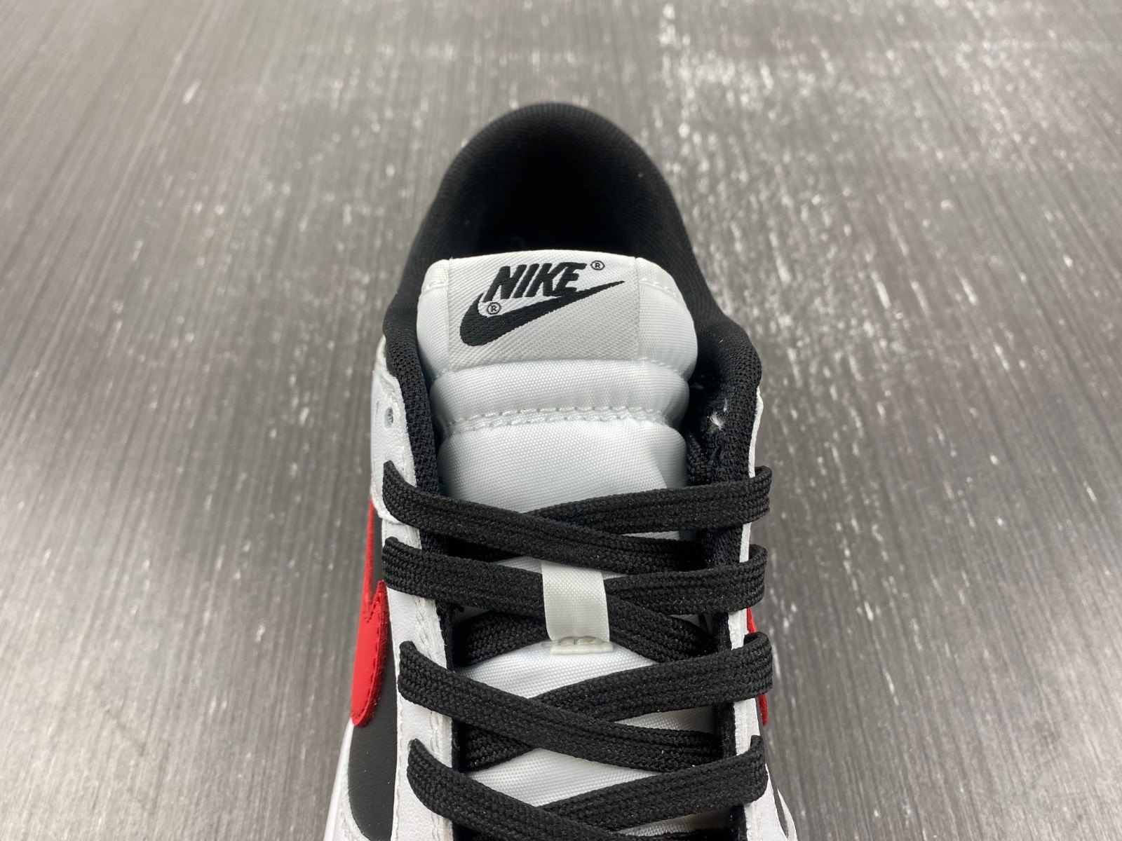 Nike Dunk Low White University Red Black FD9762-061