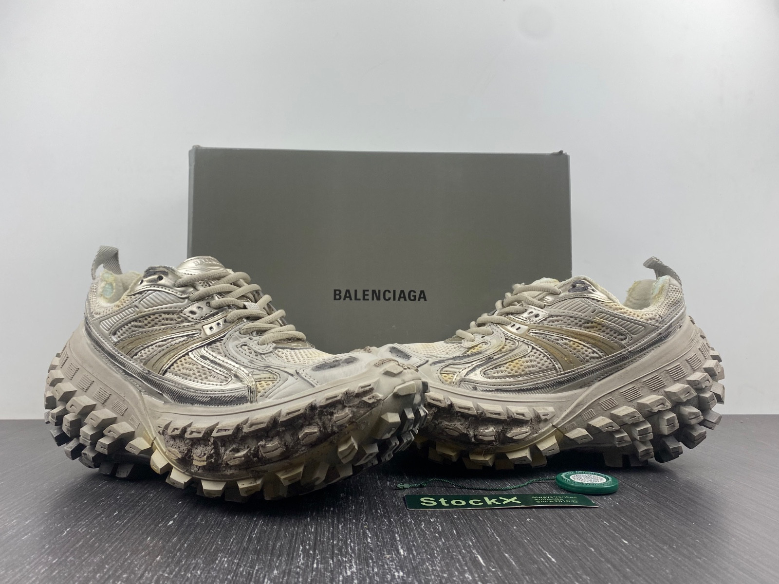 Ba*len*cia*ga bouncer chunky-sole sneakers