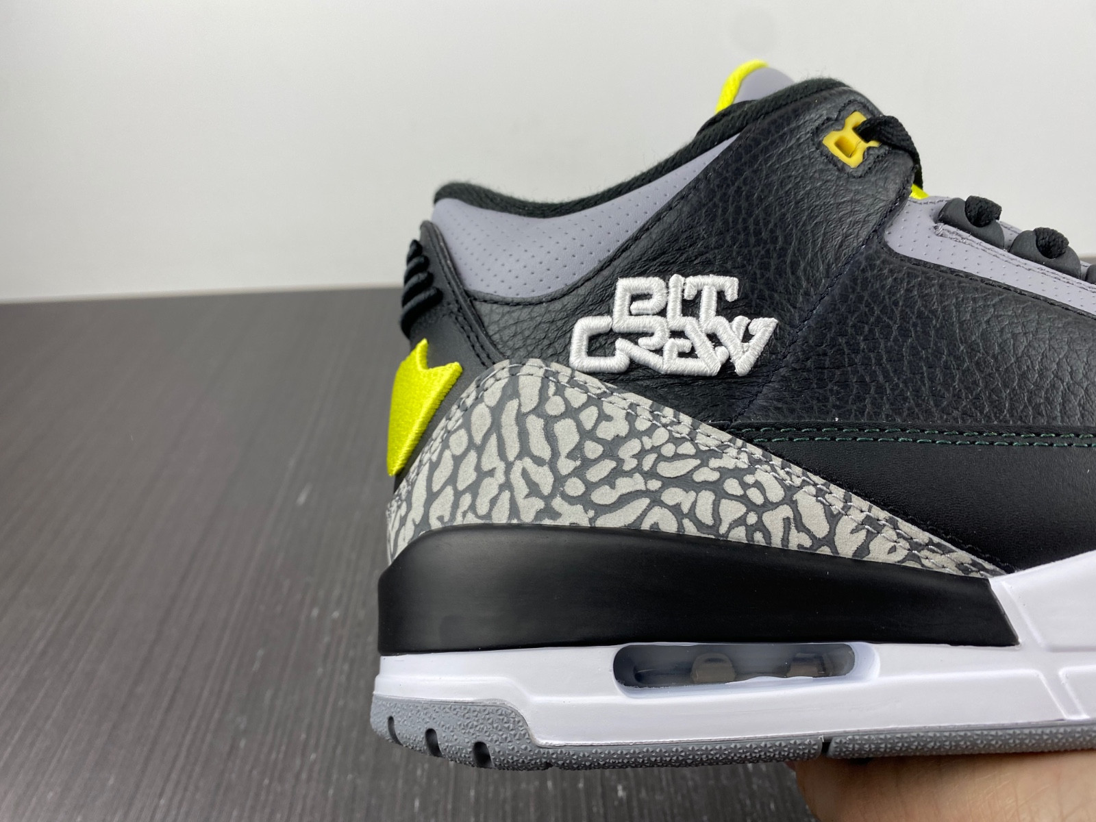 Jordan 3 Retro Oregon Ducks Pit Crew Black HO11-MNJDLS-5