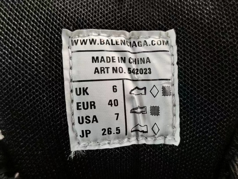 Ba*len*cia*ga track trainer (triple black) 542023 w1gb1 1000 (whitout lighting)