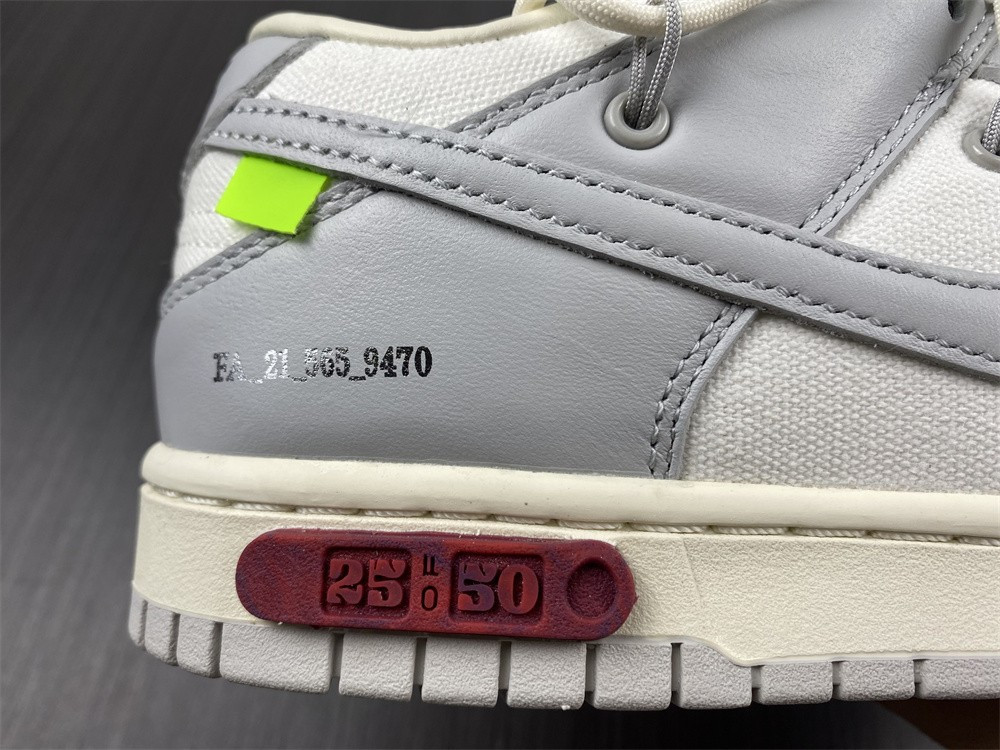 NIKE DUNK LOW OW LOT 25 OF 50 DM1602-121