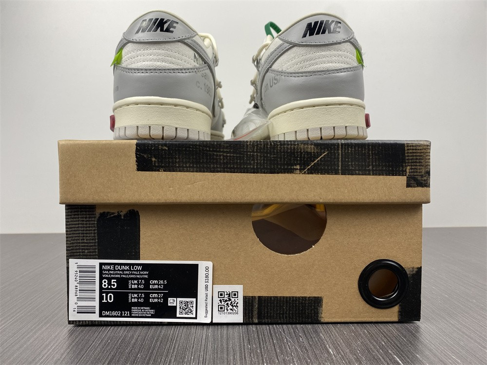 NIKE DUNK LOW OW LOT 25 OF 50 DM1602-121