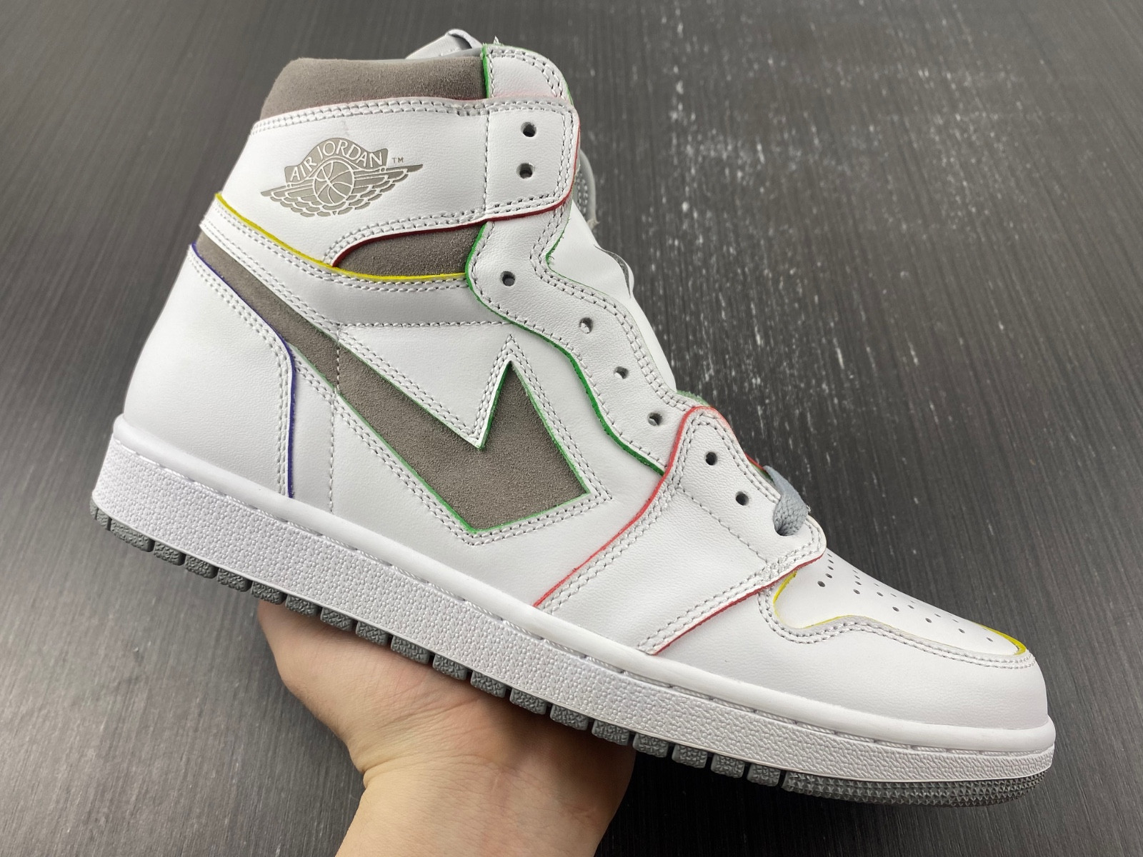 DANIEL ARSHAM x Air jordan 1 High White sneakers