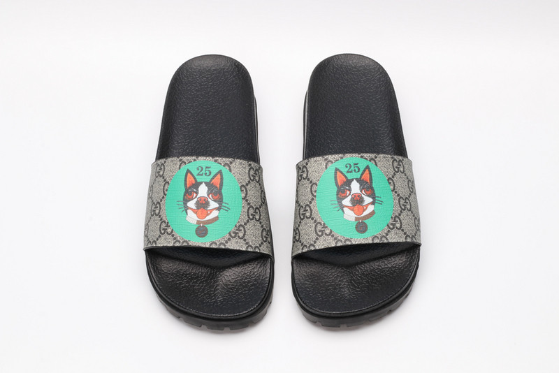 GUC LEATHER SLIDE