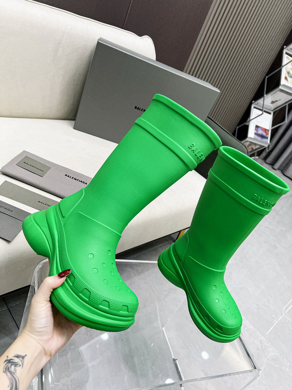 Ba*len*cia*ga x crocs boot green