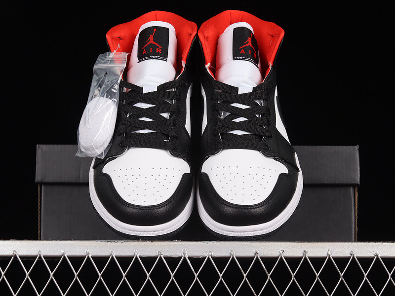 Air Jordan 1 Mid WMNS Black Gym Red BQ6472-061