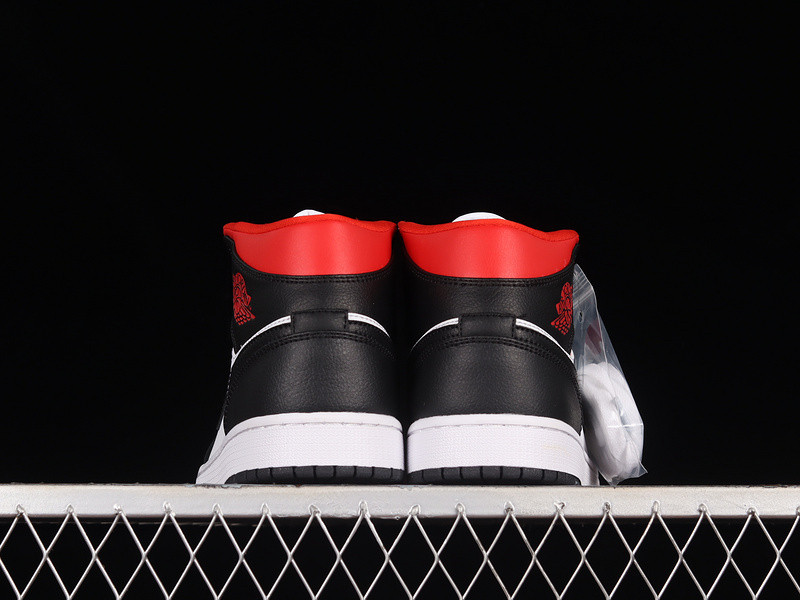 Air Jordan 1 Mid WMNS Black Gym Red BQ6472-061