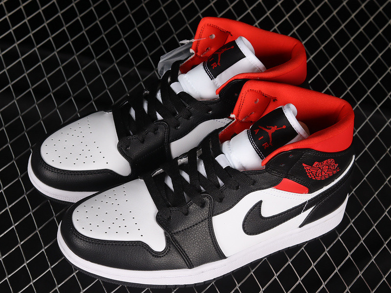 Air Jordan 1 Mid WMNS Black Gym Red BQ6472-061
