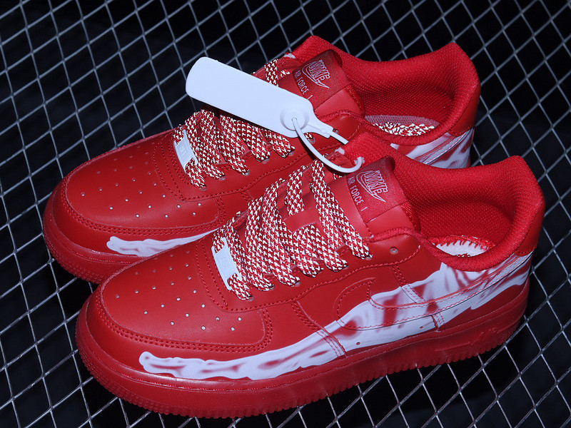 AIR FORCE 1 LOW RED SKELETON RED/RED/WHITE CU8067-600