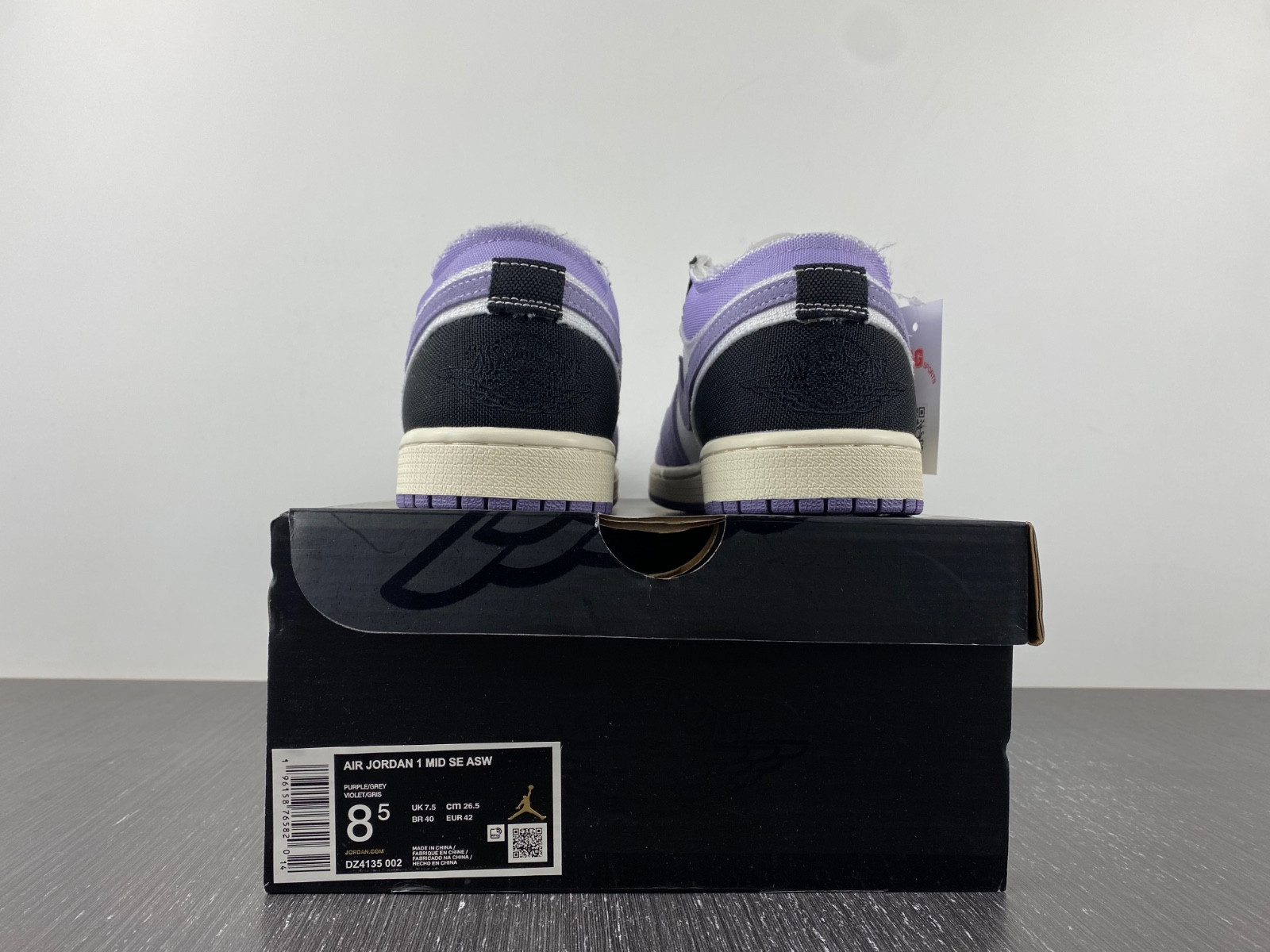 Air Jordan 1 Craft "Grey/Black" DZ4135-002