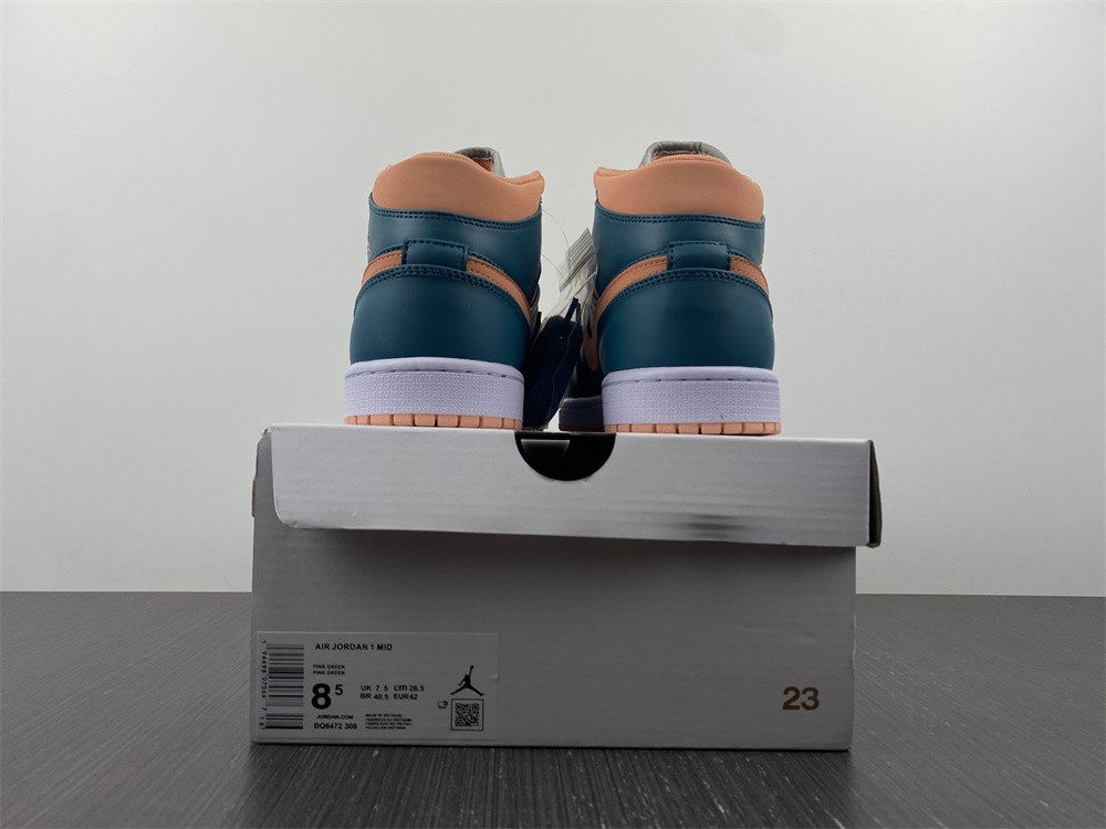 Jordan 1 Mid Dark Teal Green (W) BQ6472-308