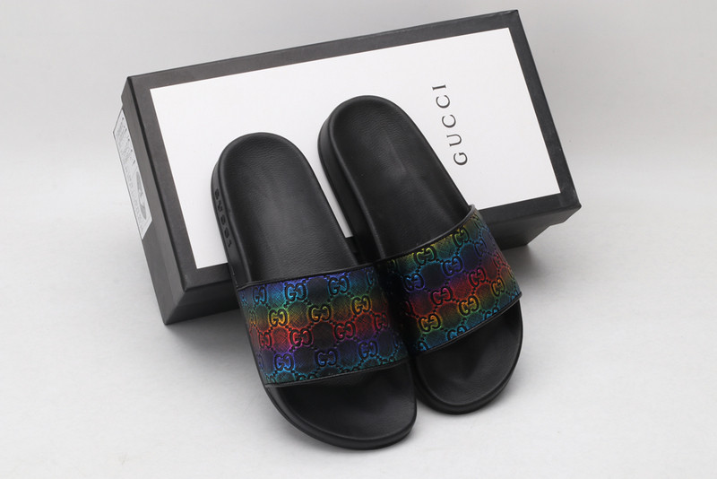 GUC LEATHER SLIDE