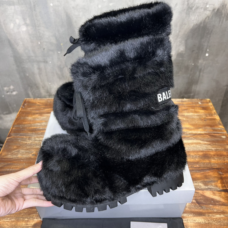 Balenciaga Black ''skiwear'' Collection Snow Boots