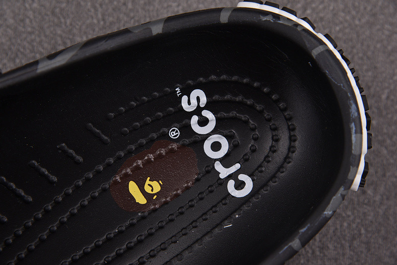 Bape x Crocs Classic Clog “Black Camo”