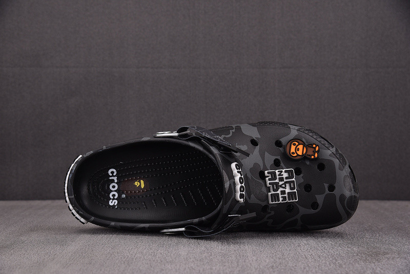 Bape x Crocs Classic Clog “Black Camo”