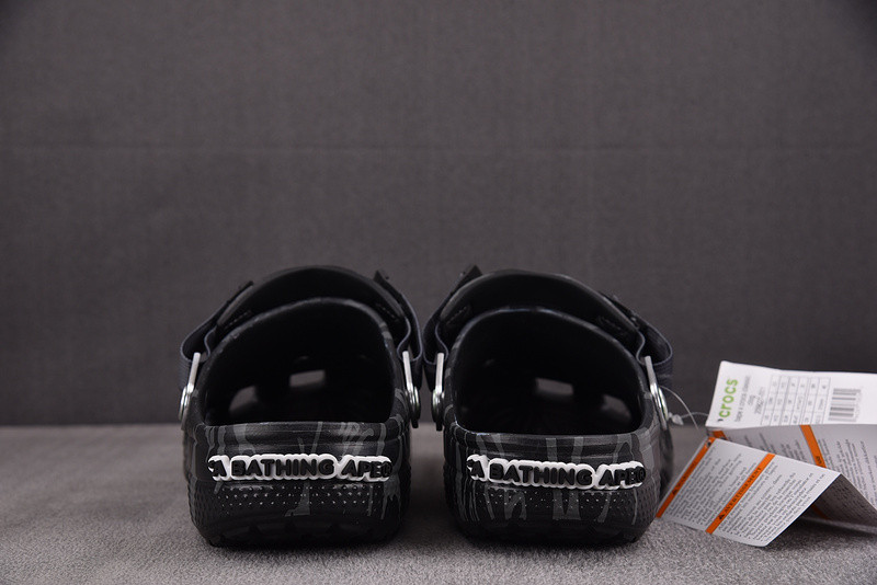Bape x Crocs Classic Clog “Black Camo”