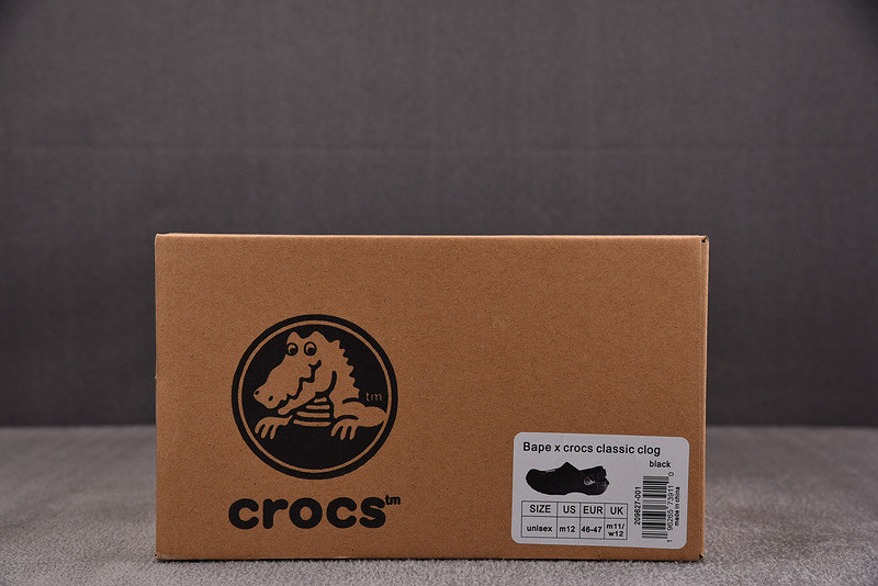 Bape x Crocs Classic Clog “Black Camo”