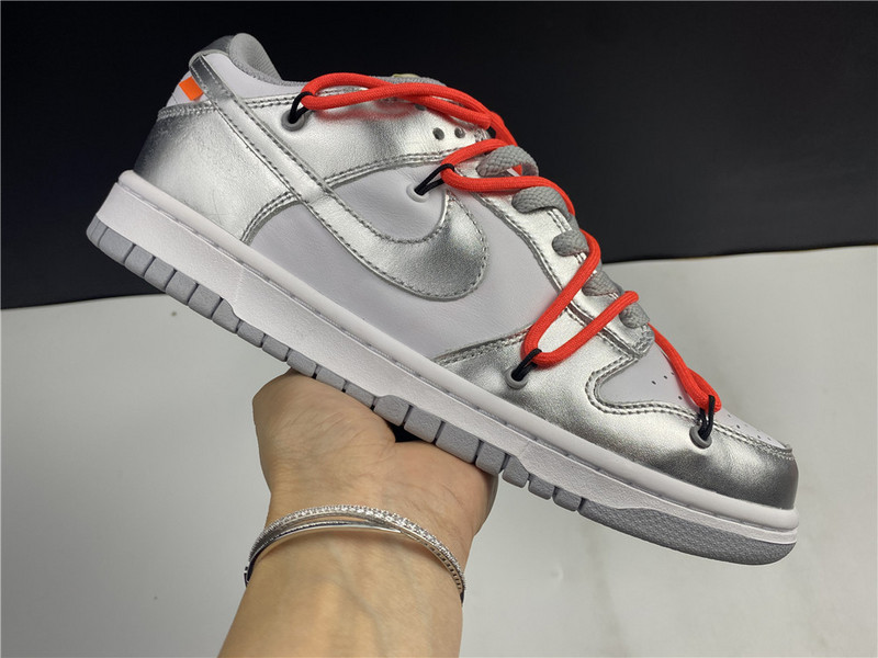 OW X Dunk Low LTHR CT0856-800