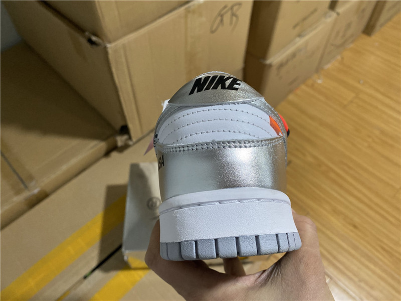 OW X Dunk Low LTHR CT0856-800