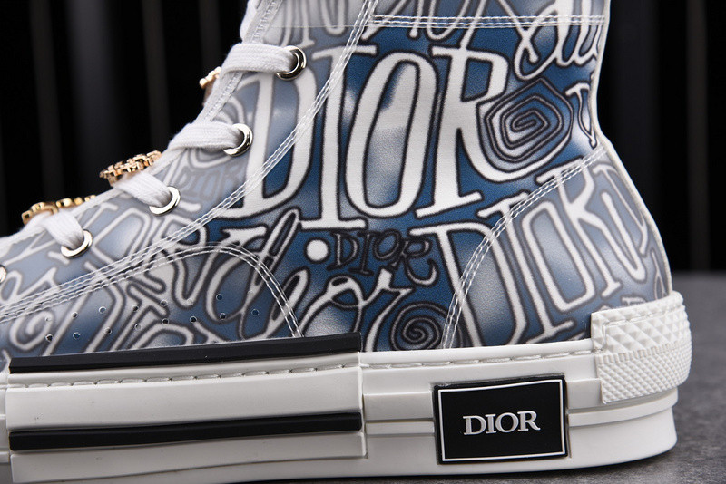 D B23 HIGH-TOP SNEAKERS