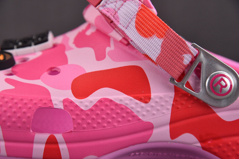 Crocs Classic Clog A Bathing Ape ABC Camo Pink
