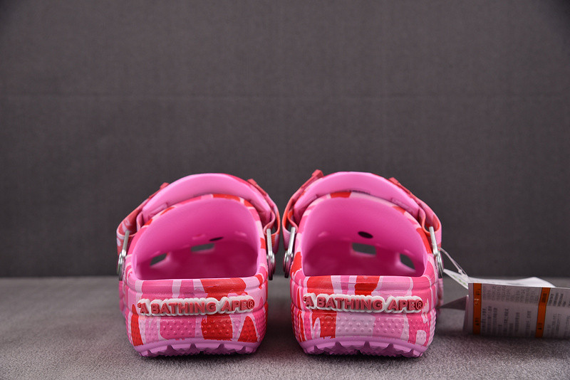 Crocs Classic Clog A Bathing Ape ABC Camo Pink